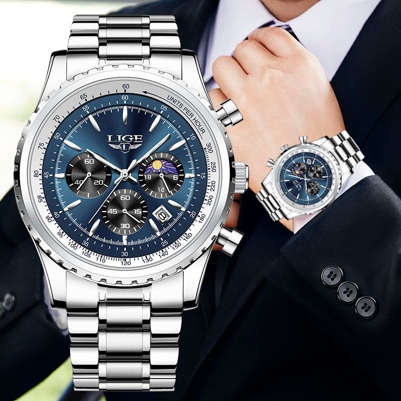 Часы наручные LIGE Мужские ква – обзор и цена Luxury Watch Maker