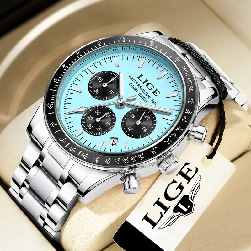 Мужские часы LIGE, топ-бренд,  – обзор и цена Luxury Watch Maker
