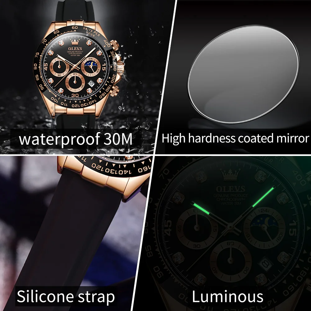 OLEVS 2875 Мужские часы-хроног – обзор и цена Luxury Watch Maker